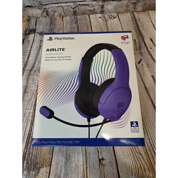 PDP AIRLITE Wired Stereo Gaming Headset, Officially Licensed Sony PlayStation - Picture 1 of 3